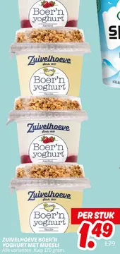Aanbieding: Zuivelhoeve Boer'n Yoghurt met Muesli