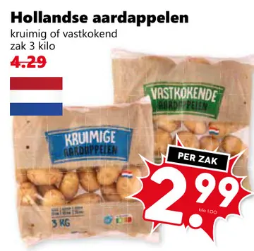 Aanbieding: Hollandse aardappelen