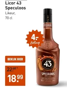 Aanbieding: Licor 43 Speculoos