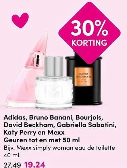 Aanbieding: Geuren tot en met 50 ml