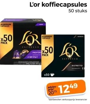 Aanbieding: koffiecapsules
