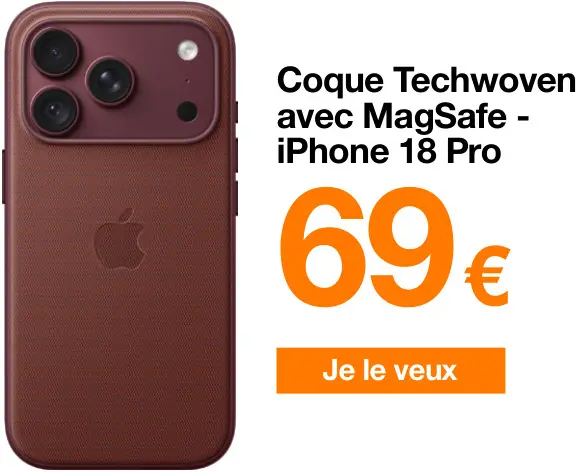 Offre: Coque Techwoven avec MagSafe - iPhone 18 Pro