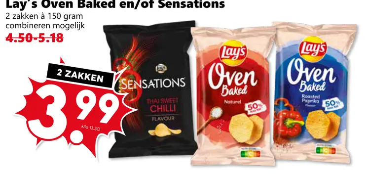 Aanbieding: Oven Baked en/of Sensations