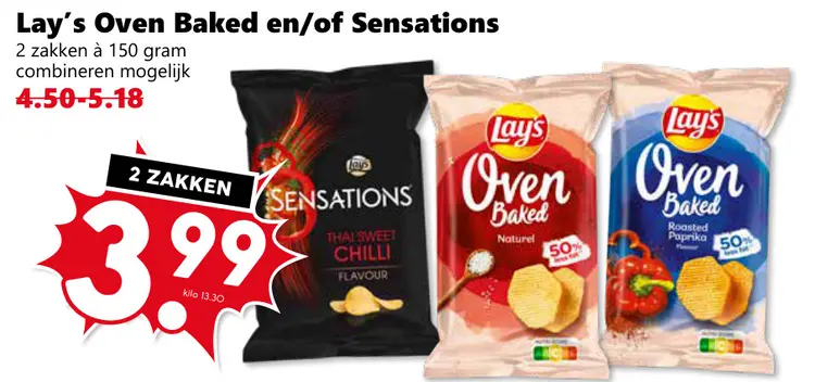 Aanbieding: Oven Baked en/of Sensations