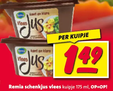 Aanbieding: Remia schenkjus vlees
