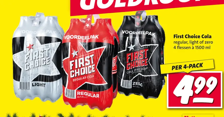 Aanbieding: First Choice Cola