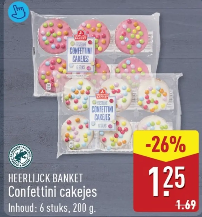 Aanbieding: Confettini cakejes