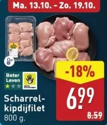 Aanbieding: Scharrelkipdijfilet