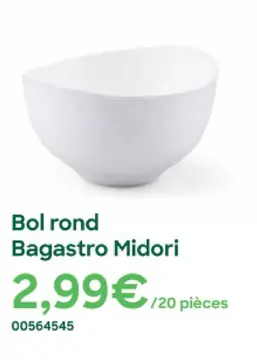 Offre: Bol rond Bagastro Midori