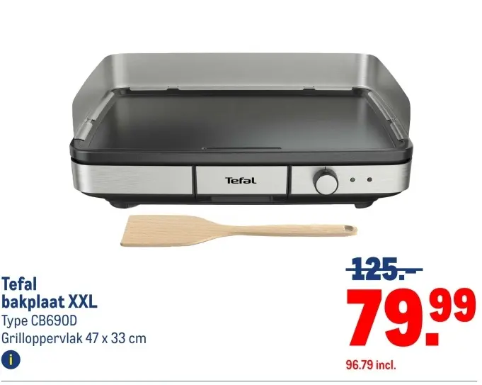 Aanbieding: bakplaat XXL