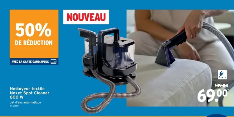 Offre: Nettoyeur textile Nexxt Spot Cleaner