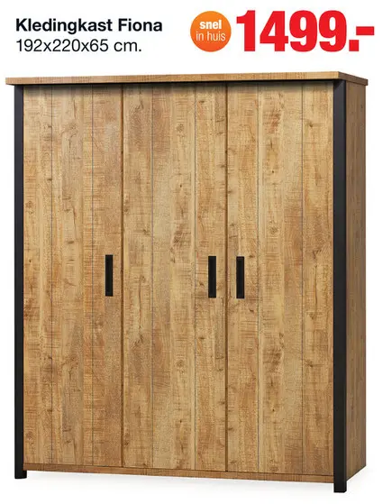 Aanbieding: Kledingkast Fiona 3 deurs