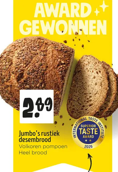 Aanbieding: Rustiek desembrood