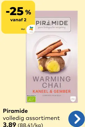 Promotie: Piramide thee