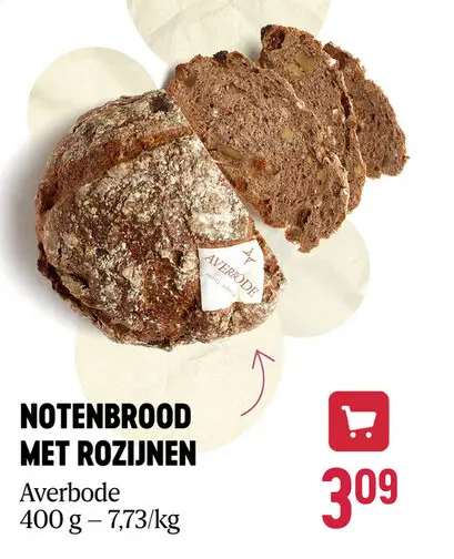 Promotie: Notenbrood met rozijnen