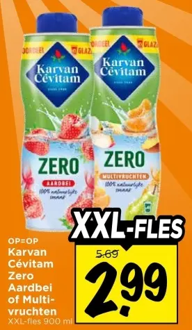 Aanbieding: Karvan Cévitam Zero Aardbei of Multi-vruchten