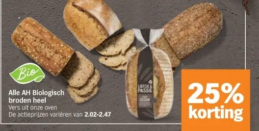Aanbieding: AH Biologisch broden heel
