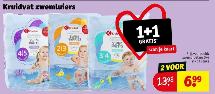 Aanbieding: Zwemluiers
