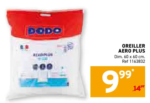 Offre: Oreiller aero plus