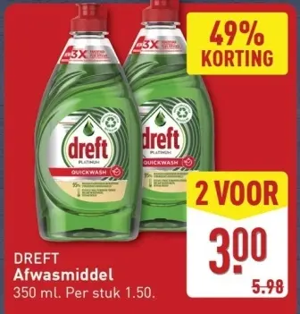 Aanbieding: Afwasmiddel