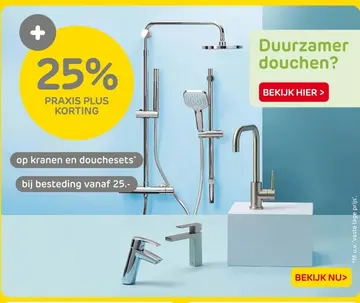 Aanbieding: kranen en douchesets