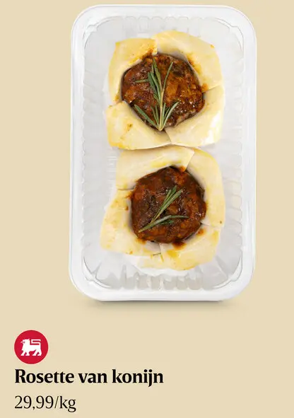 Promotie: Rosette van konijn