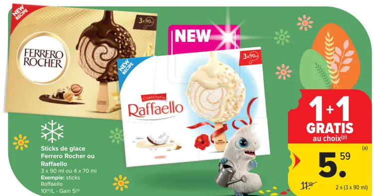 Offre: Sticks de glace