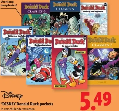 Aanbieding: Donald Duck pockets