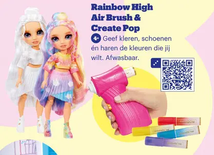 Aanbieding: Rainbow High Air Brush & Create Pop