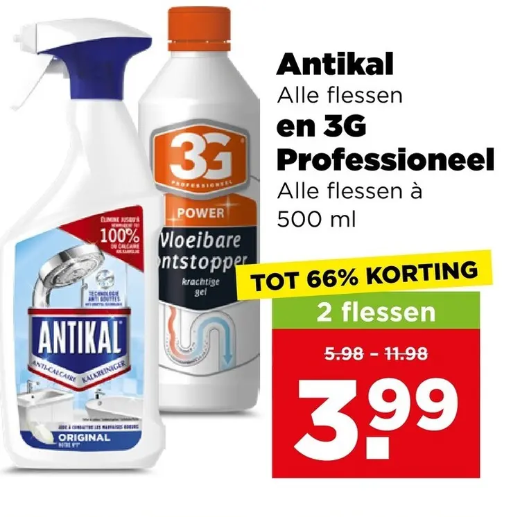 Aanbieding: Antikal en 3G Professioneel