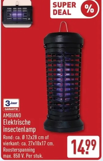 Aanbieding: Elektrische insectenlamp