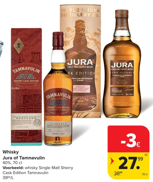 Promotie: Whisky Jura of Tamnavulin