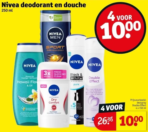 Aanbieding: Deodorant en douche