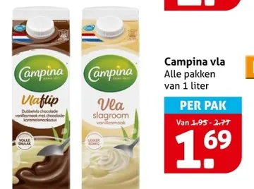 Aanbieding: Campina vla