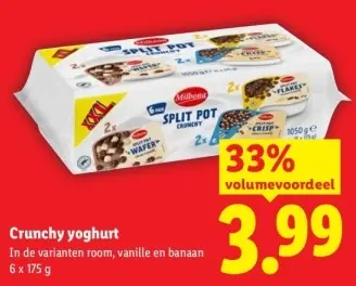 Aanbieding: Crunchy yoghurt
