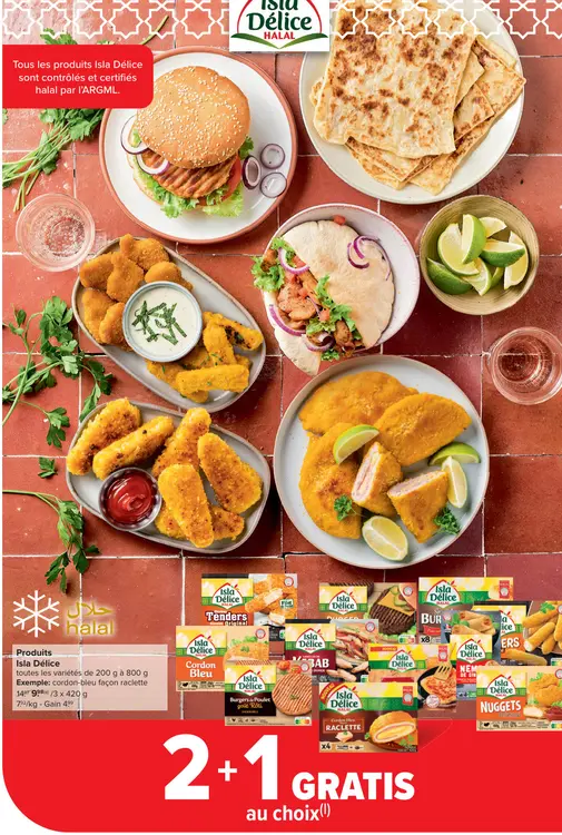 Offre: Produits Isla Délice
