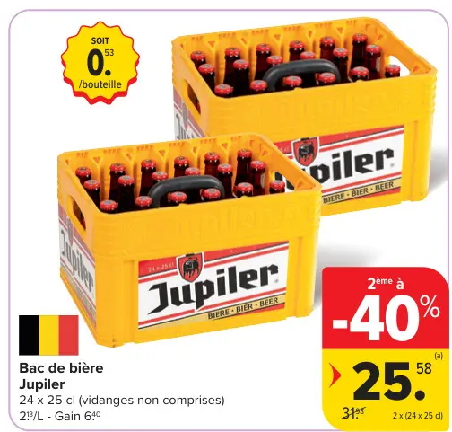 Offre: Bac de bière