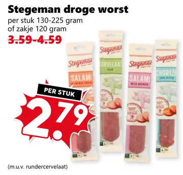 Aanbieding: Stegeman droge worst