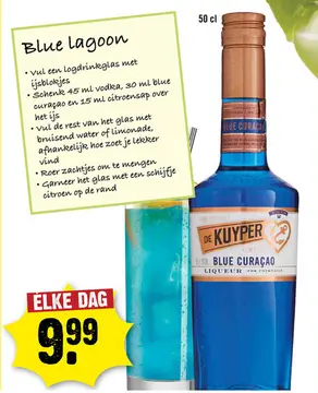 Aanbieding: De Kuyper blue curacao