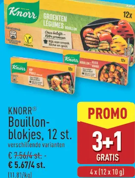 Promotie: Bouillon-blokjes