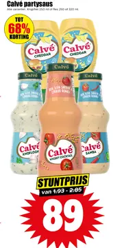 Aanbieding: Calvé partysaus