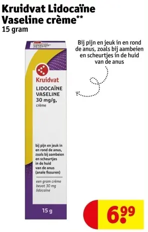 Aanbieding: Lidocaïne Vaseline crème