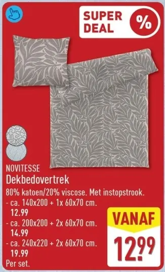 Aanbieding: Dekbedovertrek