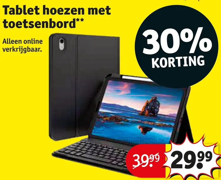 Aanbieding: Tablet hoezen met toetsenbord