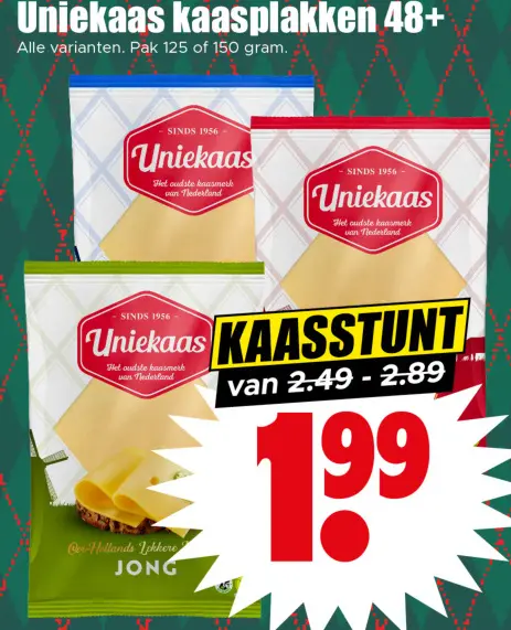 Aanbieding: Uniekaas kaasplakken 48+
