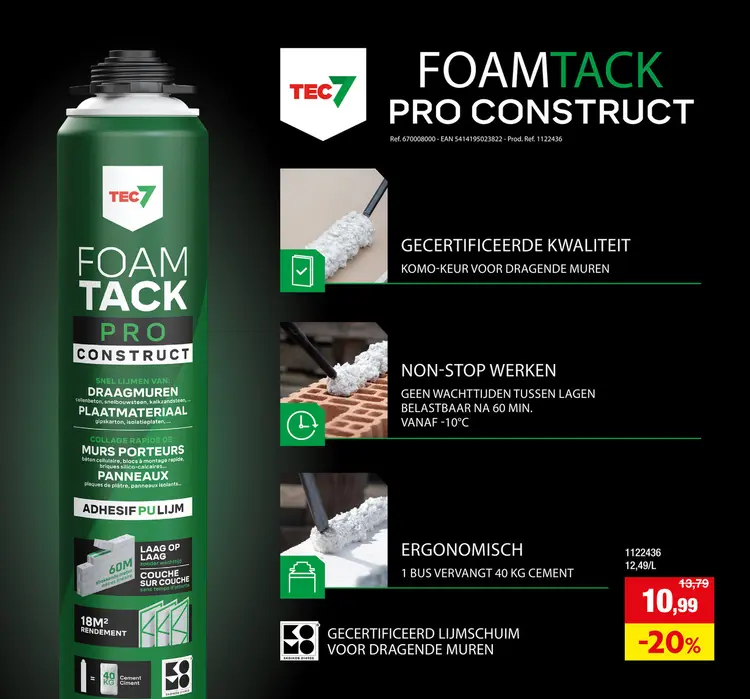 Promotie: Lijmschuim