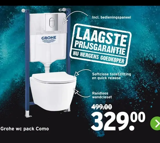 Aanbieding: wc pack Como