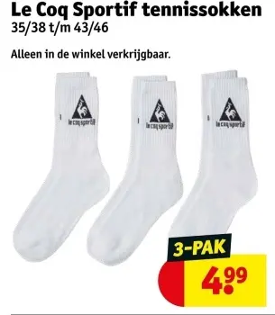 Aanbieding: tennissokken