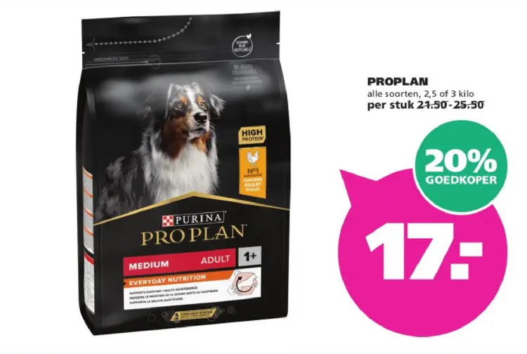 Aanbieding: Proplan hondenbrokken