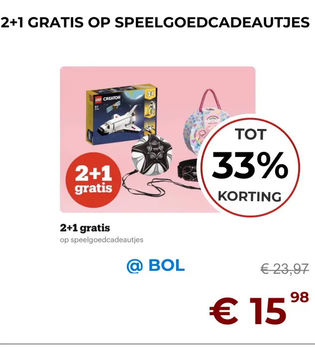 Aanbieding: Speelgoedcadeautjes